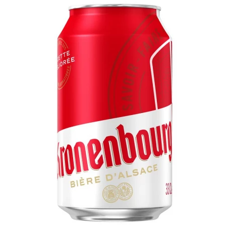 BIERE KRONENBOURG 33cl X 24 - 4,2°, Pack boite métal