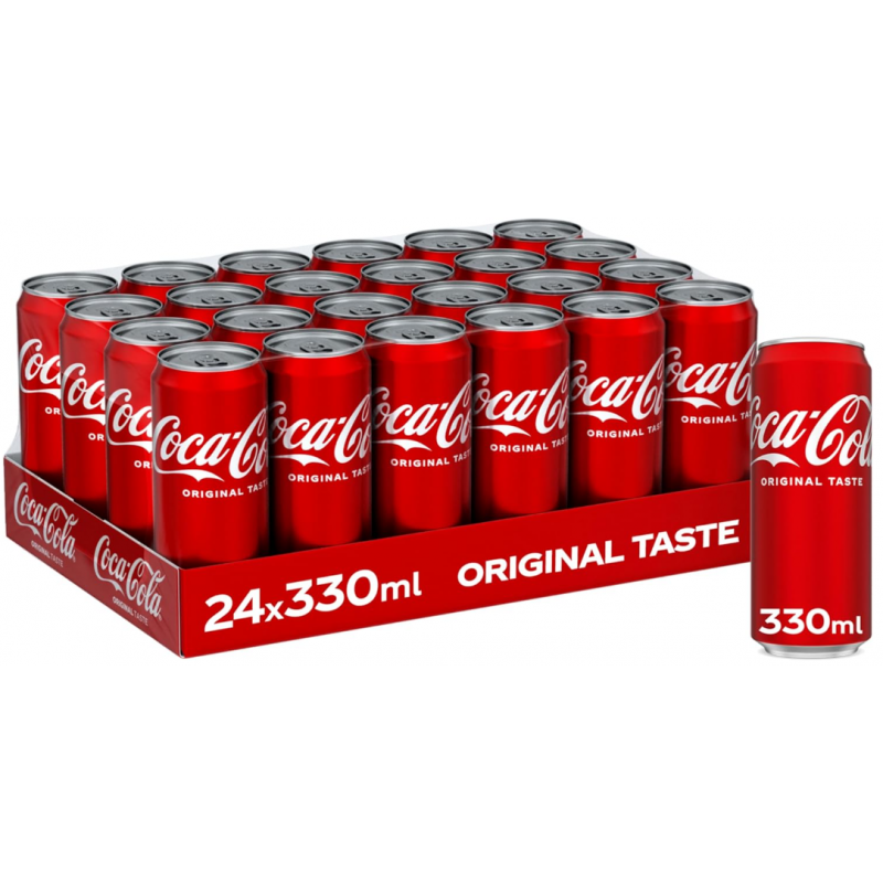 COCA COLA 33cl X 24, Pack boite métal