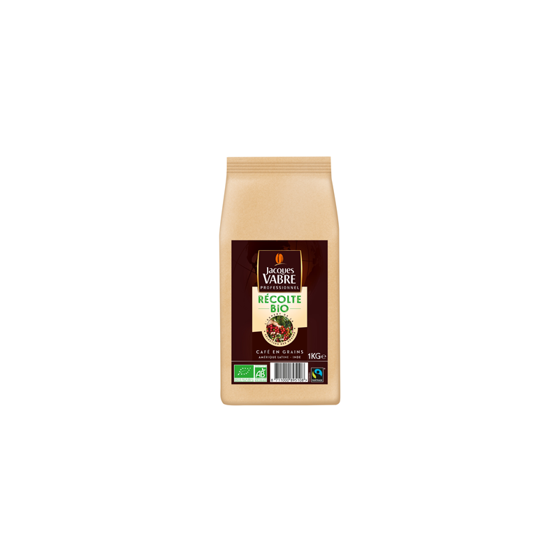 CAFE GRAINS JACQUES VABRE BIO 1KG CAFE GRAINS JACQUES VABRE BIO 1KG