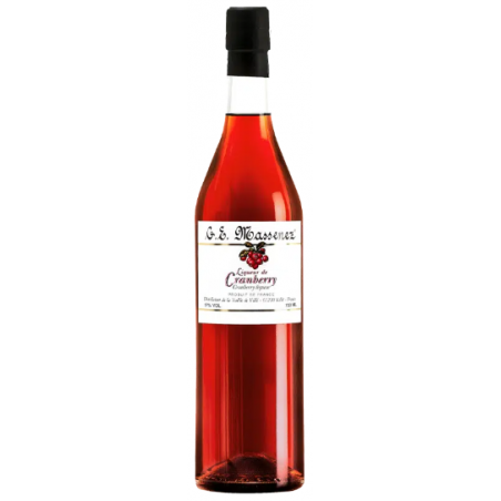 LIQUEUR DE CRANBERRY 35cl 17°, DISTILLERIE MASSENEZ
