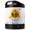 BIERE LEFFE BLANCHE 5,7° 6 Litres, bière blanche, Bière belge, fut consigné.