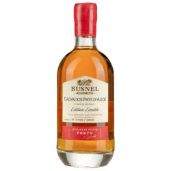 CALVADOS BUSNEL AFFINÉ EN FUTS DE PORTO 50cl 40°, EDITION LIMITÉE, AOC PAYS D’AUGE