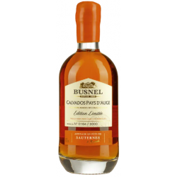 CALVADOS BUSNEL AFFINÉ EN FUTS DE SAUTERNES 50cl 40°, EDITION LIMITÉE, AOC PAYS D’AUGE