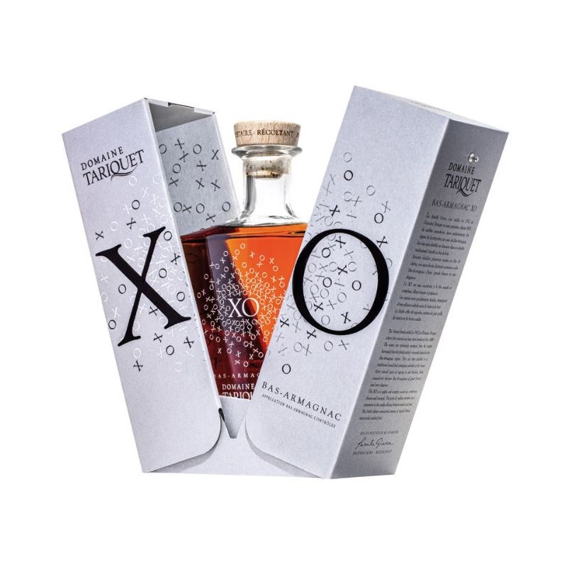 BAS ARMAGNAC XO "CARAFE EQUILIBRE" DOMAINE TARIQUET 70cl 40°, AOC, AVEC COFFRET