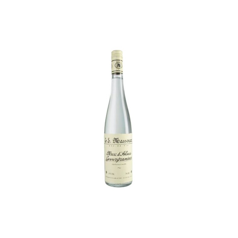 EAU DE VIE MARC DE GEWURZTRAMINER MASSENEZ 70cl 45°, AOC