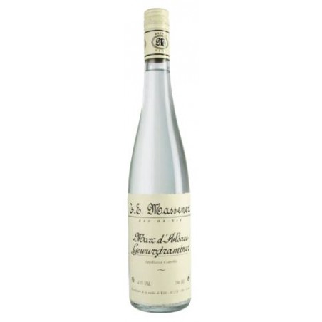 EAU DE VIE MARC DE GEWURZTRAMINER MASSENEZ 70cl 45°, AOC