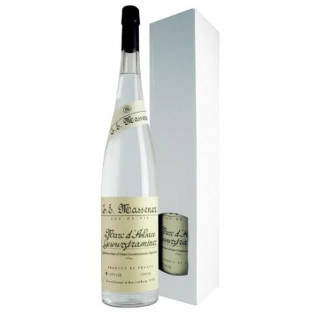 EAU DE VIE MARC DE GEWURZTRAMINER MASSENEZ 150cl 45°, AVEC ETUI, AOC