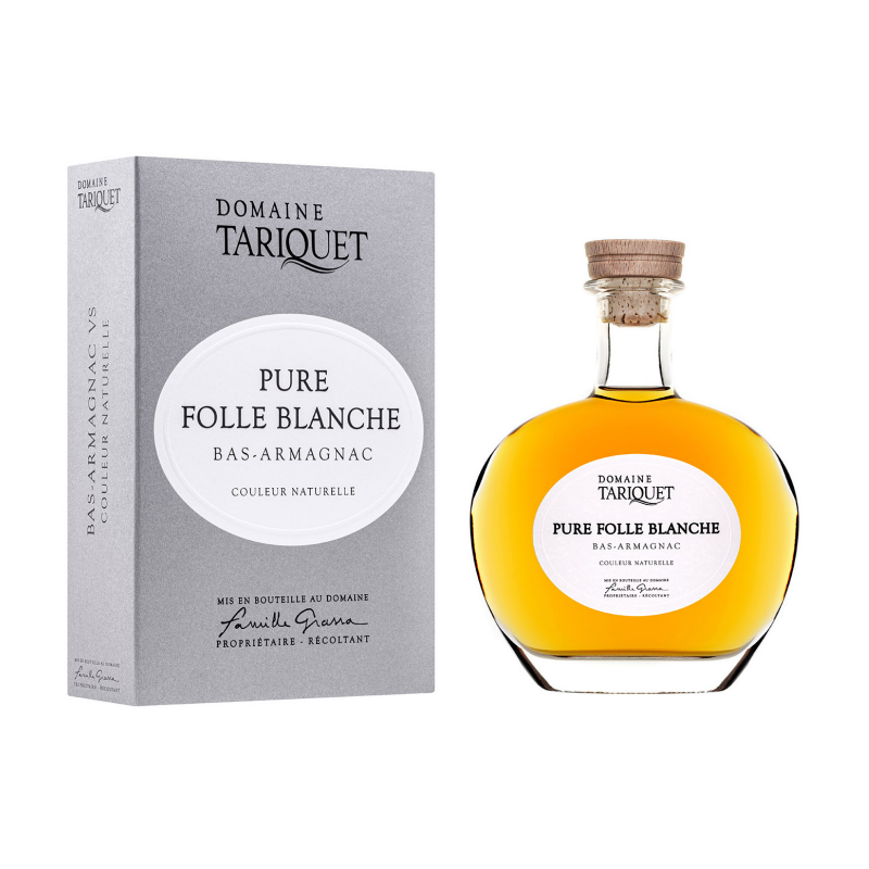 BAS ARMAGNAC VS "CARAFE PURE FOLLE BLANCHE" DOMAINE TARIQUET 50cl 45°, AVEC ETUI