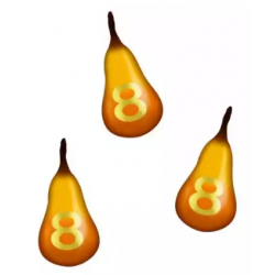 CHOCOLAT NOIR FOURÉE A LA LIQUEUR DE POIRE GOLDEN EIGHT, Boite 150 grammes, 15 Pièces