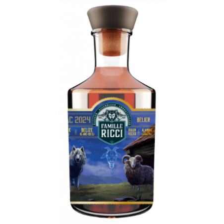RHUM ZODIAC CAPRICORNE 2024 50cl 67,1°, FAMILLE RICCI, ÉDITION LIMITÉE, AVEC ETUI