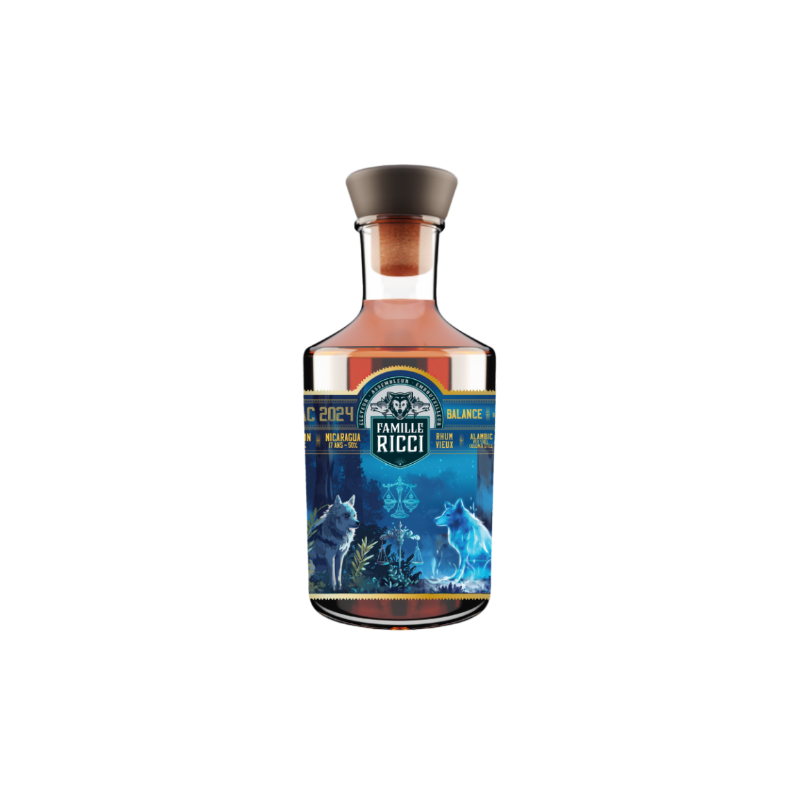 RHUM ZODIAC BALANCE 2024 50cl 50°, FAMILLE RICCI, ÉDITION LIMITÉE, AVEC ETUI RHUM ZODIAC BALANCE 2024 50cl 50°, FAMILLE RICCI, ÉDITION LIMITÉE, AVEC ETUI