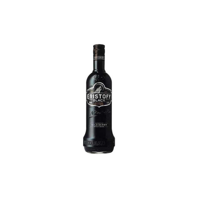 VODKA ERISTOFF BLACK 70cl 18°