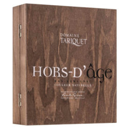 BAS ARMAGNAC HORS D’ÂGE "CARAFE BAROQUE" DOMAINE TARIQUET 70cl 40°, AOC, COFFRET BOIS