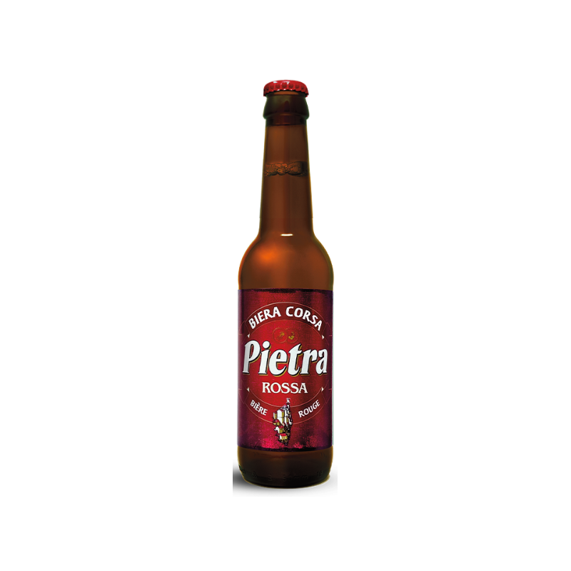 BIERE PIETRA ROSSA (BIERE FRUIT ROUGE) 33cl X 12 - 6,5°, PACK verre perdu