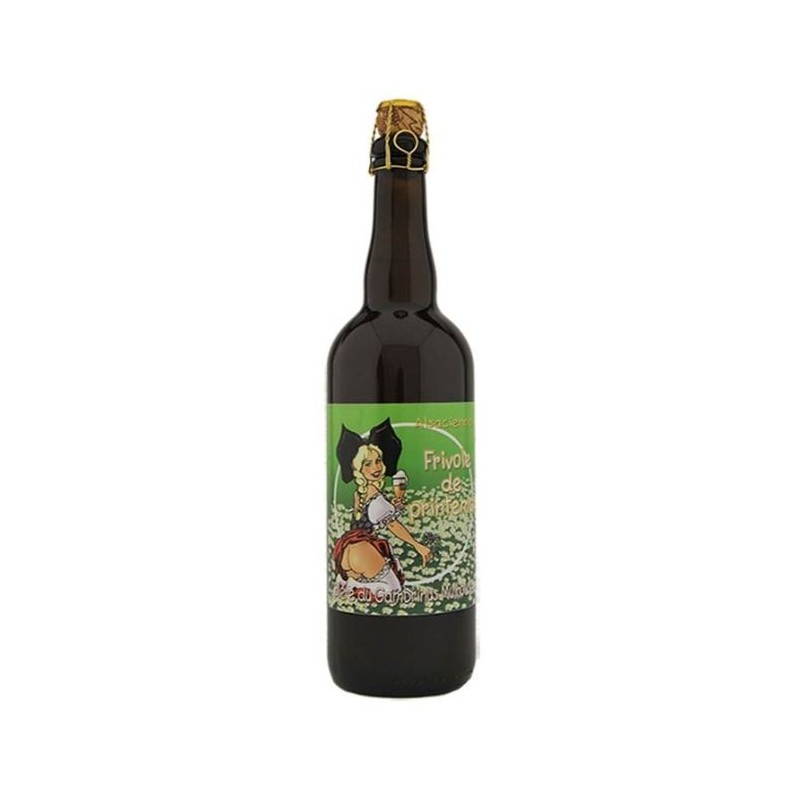 BIERE L'ALSACIENNE SANS CULOTTE BLONDE "FRIVOLE DE PRINTEMPS" 75cl - 5,8°, Bouteille verre perdu