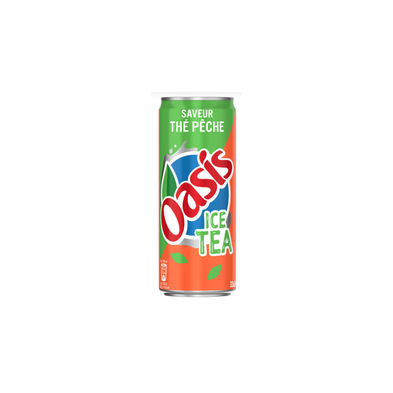 ICE TEA OASIS THE PECHE 33cl X 24, Pack boite métal