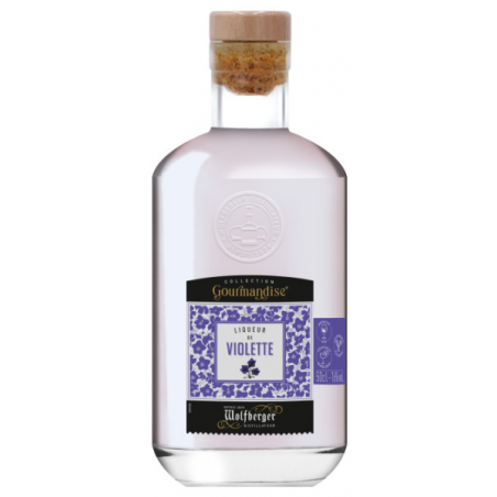 LIQUEUR DE VIOLETTE WOLFBERGER 50cl 16°, COLLECTION GOURMANDISE
