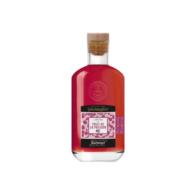 LIQUEUR FRUIT DE LA PASSION WOLFBERGER 50cl 21°, COLLECTION GOURMANDISE