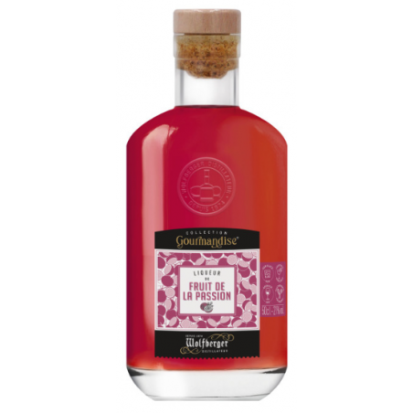 LIQUEUR FRUIT DE LA PASSION WOLFBERGER 50cl 21°, COLLECTION GOURMANDISE