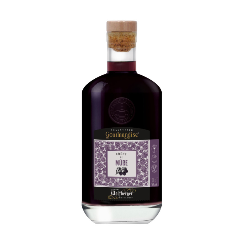 CREME DE MURE WOLFBERGER 70cl 16°, COLLECTION GOURMANDISE CREME DE MURE WOLFBERGER 70cl 16°, COLLECTION GOURMANDISE