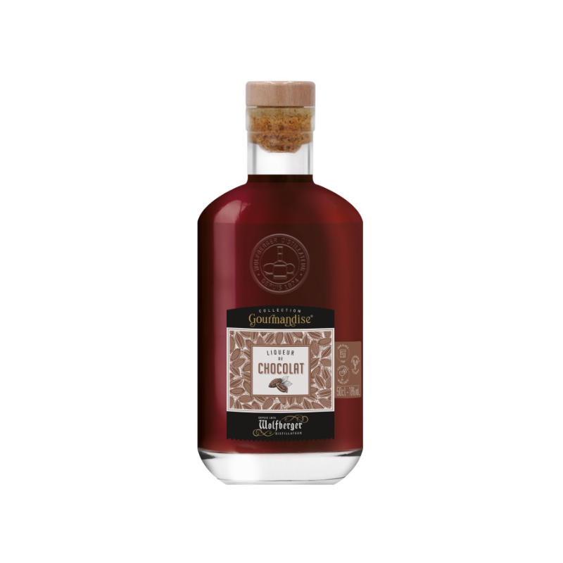 LIQUEUR DE CHOCOLAT WOLFBERGER 50cl 18°, COLLECTION GOURMANDISE