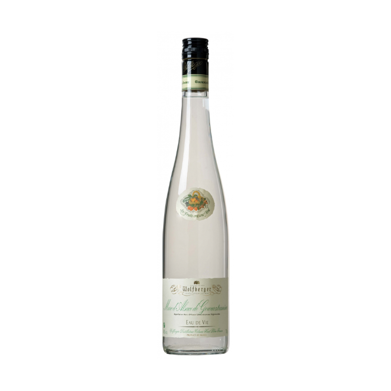 EAU DE VIE MARC DE GEWURZTRAMINER WOLFBERGER 70cl 45°