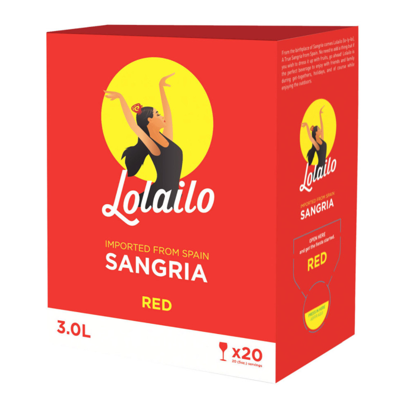 SANGRIA ROUGE LOLAILO BIB 3 Litres 7°