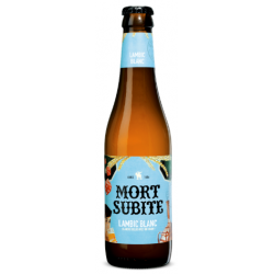 BIERE MORT SUBITE WITTE LAMBIC 33cl 5,5°, Bouteille verre perdu