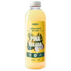 COCKTAIL PINA COLADA LONGDRINX 1 Litre 12,5°, Cocktail prêt-à-servir, Bouteille PET