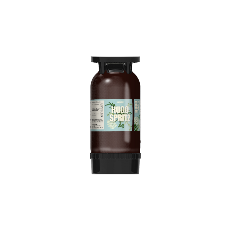HUGO SPRITZ LONGDRINX 12,5°, FUT 20 Litres (TETE PLATE)