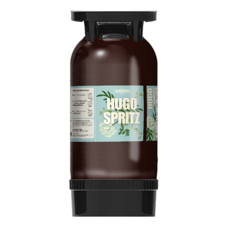 HUGO SPRITZ LONGDRINX 12,5°, FUT 20 Litres (TETE PLATE)