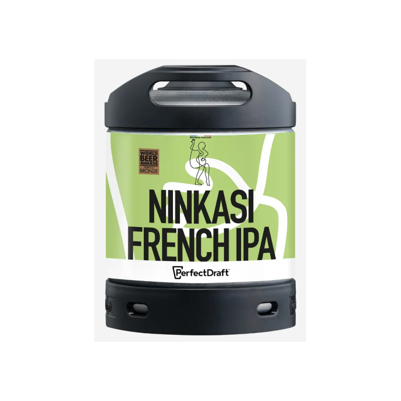 BIERE NINKASI FRENCH IPA 5,4° 6 Litres, bière 100% Made in France, fut consigné.