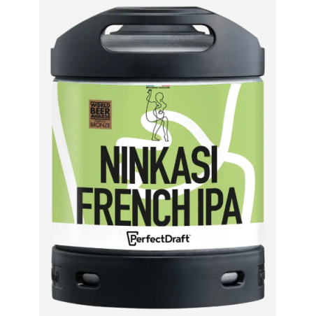 BIERE NINKASI FRENCH IPA 5,4° 6 Litres, bière 100% Made in France, fut consigné.