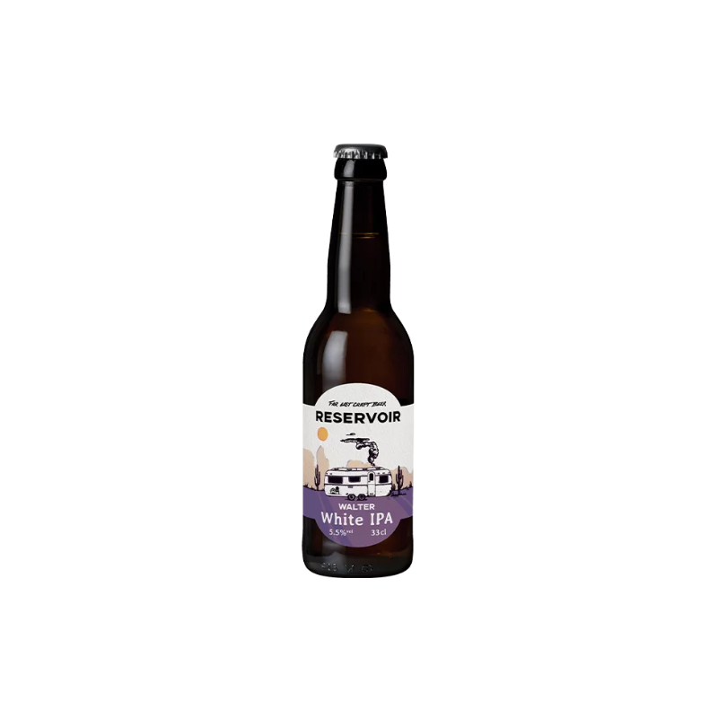 BIERE DU RESERVOIR WALTER WHITE IPA 33cl 5,5°, verre perdu