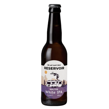 BIERE DU RESERVOIR WALTER WHITE IPA 33cl 5,5°, verre perdu
