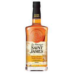 RHUM ARRANGÉ BANANE FLAMBÉE - VANILLE BOURBON SAINT JAMES 70cl 35°