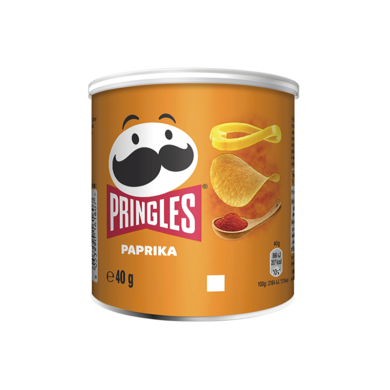 PRINGLES PAPRIKA 12 x 40 grammes