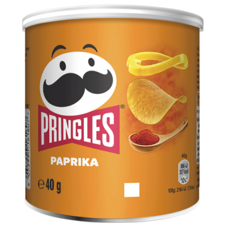 PRINGLES PAPRIKA 12 x 40 grammes