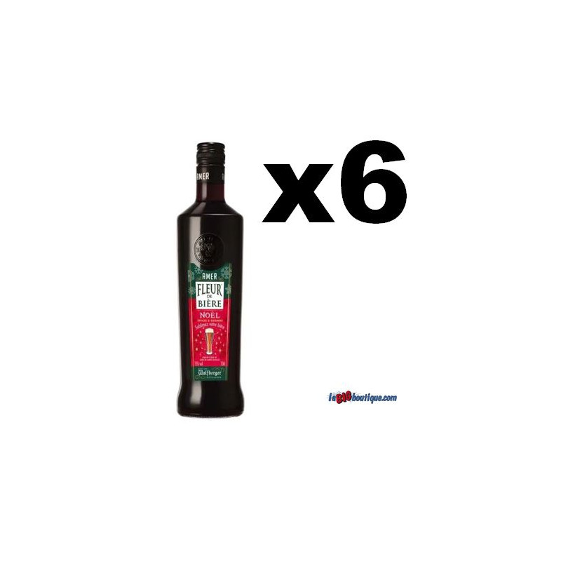 AMER DE NOEL FLEUR DE BIERE WOLFBERGER 6 x 70cl 15° AMER DE NOEL FLEUR DE BIERE WOLFBERGER 6 x 70cl 15°