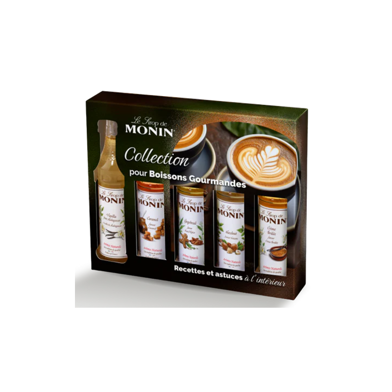 COFFRET SIROPS MONIN BOISSONS GOURMANDES 5 X 5cl COFFRET SIROPS MONIN BOISSONS GOURMANDES 5 X 5cl