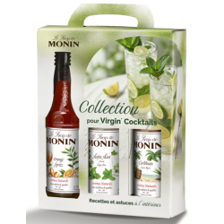 COFFRET SIROPS MONIN POUR VIRGIN COCKTAILS 3 X 25cl