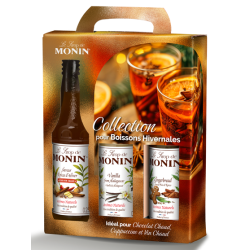 COFFRET SIROPS MONIN BOISSONS HIVERNALES 3 X 25cl