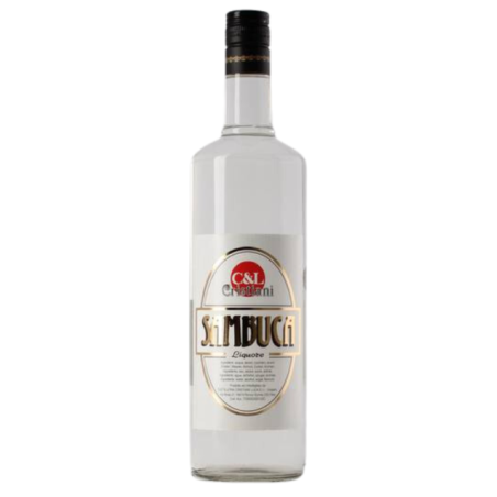 SAMBUCA CRISTIANI 70cl 38°, Bouteille verre perdu