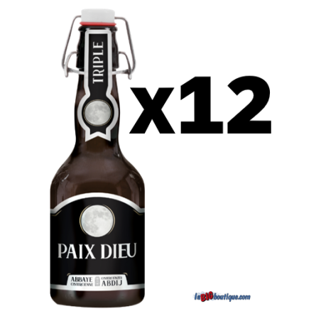 BIERE PAIX DIEU TRIPLE 12 X 33cl 10°, Bière Blonde, Bouteille consignée.