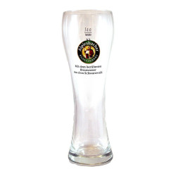 Verre à bière droit Alpisbacher de 50 cl