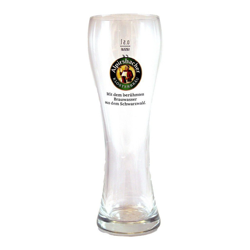 Verre à bière droit Alpisbacher de 50 cl