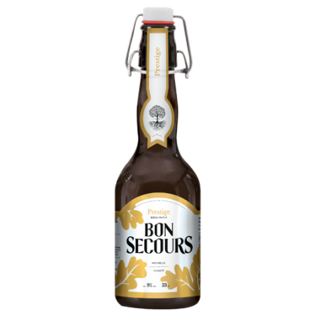 BIERE BON SECOURS PRESTIGE TRIPLE 33cl 9°, Bière Blonde, Bouteille consignée
