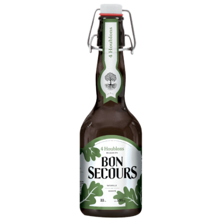 BIERE BON SECOURS IPA 4 HOUBLONS 33cl 5,9°, Bière Blonde, Bouteille consignée