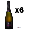CHAMPAGNE BRUT ROSÉ CLÉRAMBAULT 6 X 75cl 12°
