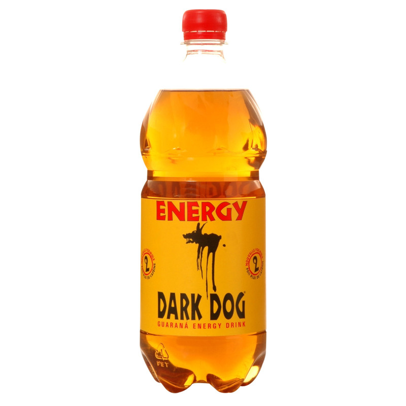 DARK DOG ENERGY DRINK 6 X 1 Litre, bouteille plastique
